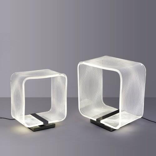 Modern LED Light guide plate Table lamps Bedroom Bedside Desk lights Living room Study Nordic Home decoration lighting fixtures