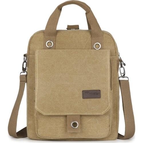 ZHIERNA Practical Backpack Shoulder Bag Suitable For Women And Mens With Adjustable Shoulder Strap Retro Canvas Bag Fashion