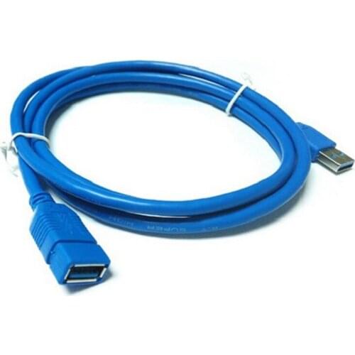 10Ft USB 3.0 A Male TO A Female Extension Cable Super Speed Blue Color Cord