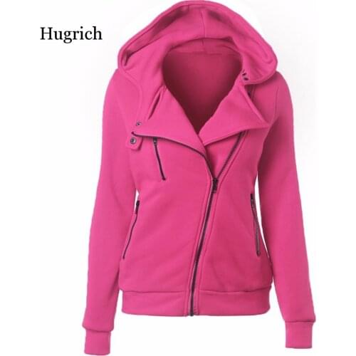 Colorful New Autumn&winter Women Hoodies Sweatshirts Zipper V Neck Long Sleeve Warm Female Hoodies Sudaderas Mujer