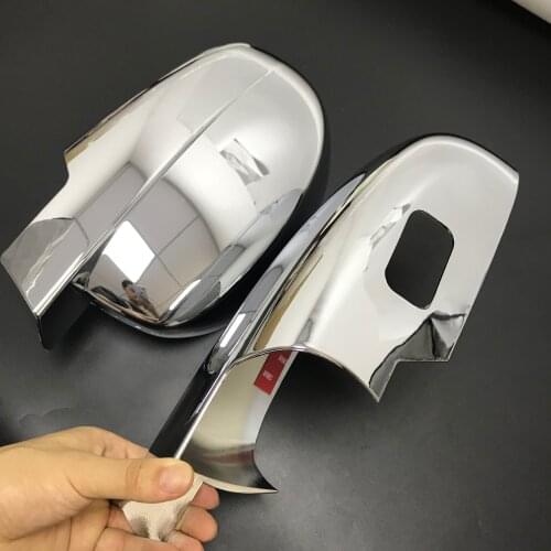 Car Styling 2x Chrome Silver Mirror Cover Tirms For GMC Yukon 2008 2009 2010 2011 2012 2013 2014