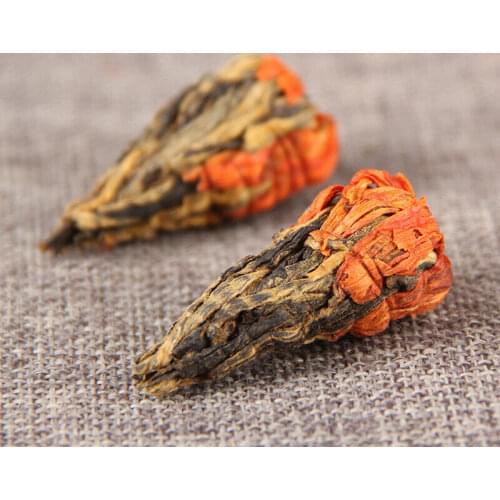 2021 Dianhong Handmade Kungfu Honey Fragrant Bai He Bao Ta Dian Hong Black Cha