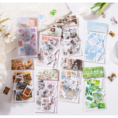 30 Pcs/lot Colorful Paper Stationery Decorate Stickers Srapbooking Album Diary Diy Decoration Label Sticker School Office