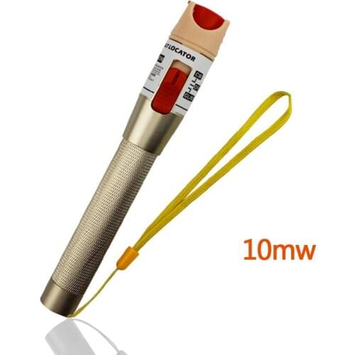 AU-10 Visual Fault Locator 10mW Optical fiber fault test Pen 10KM Fiber optic light source Visual Fault Locator Free shipping
