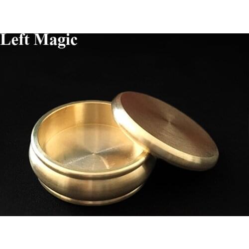 Buddha Okito Box (Half Dollar,Brass) Magic Tricks Coin Appear Penetrate Magia Magician Close Up Illusions Gimmick prop Mentalism