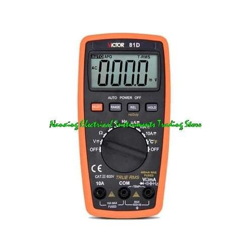 Fast arrival VICTOR 81D 3 3/4 Digital Multimeter AC DC Resistance Capacitance Frequency Victor Multimeter