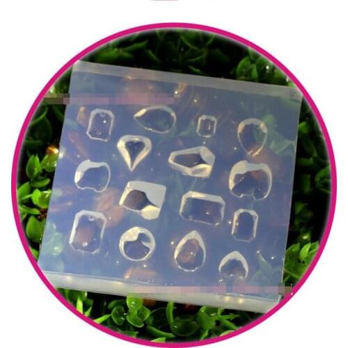 Porcelain necklace bracelet gem Earrings mold transparent Epoxy Resin Jewelry Pendant Bracelet Making resin molds for jewelry