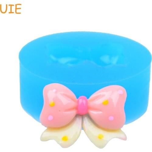 FYL233U 18.6mm Bow / Ribbon Silicone Mold - Cake Decoration, Fondant, Sugarcraft, Cookie Biscuit, Resin Jewelry Making, Icing