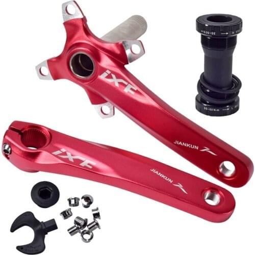 IXF 170MM 104BCD MTB Bike Crankset Aluminum Alloy Bicycle Crank Arm Mountain Road Bike Cycling Accessories