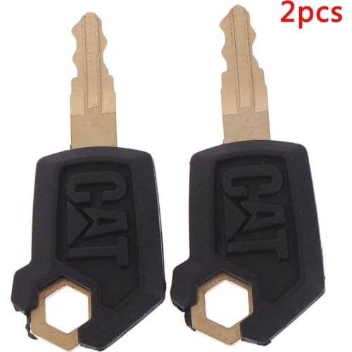 2PCS Key For Caterpillar 5P8500 Heavy Equipment Ignition Loader Dozer