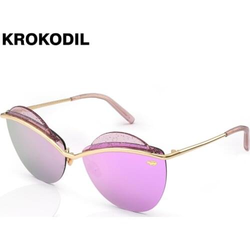 KROKODIL Sunglasses Men Women Unisex Designer sun glasses Retro Oculos De Sol Feminino Masculino gafas de sol 97294