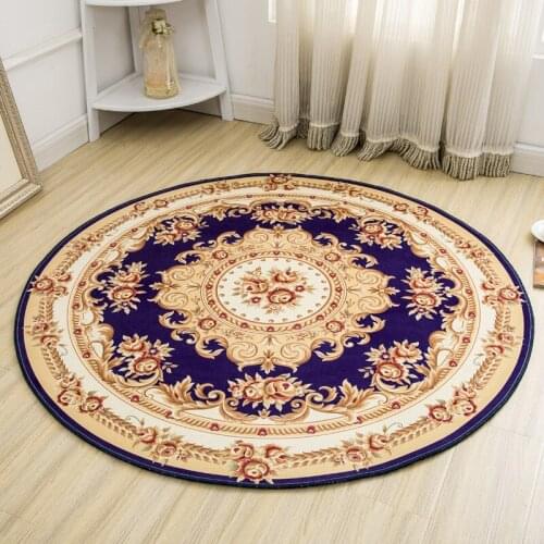 Diameter 100cm Boho Round Tapete For Living Room Bedroom Home Decor Carpet Rug Children Kids Soft Play Mat