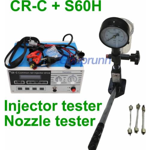 Multifunction CR-C S60 or S70H Diesel Common Rail Injector Tester support 110V-220V Fuel Nozzle Validator Tools