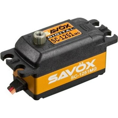 SAVOX Low Profile High Speed Metal Gear Digital Servo 1:8 1:10 RC Car SC-1251MG 1251 free shipping no stock