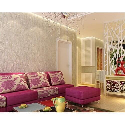 Beibehang papel de parede Simple Nonwovens Wall paper Modern Bedroom Study Room Living Room 3d Wallpaper Plain Background behang