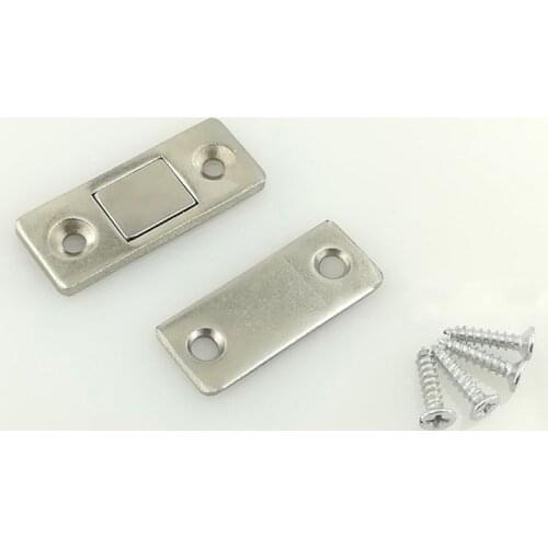 YYSD Flat Powerful Door Catches Closer Strong Magnet Catch Latch Stoppers Door Stop for Home Furniture Cabinet Cupboard Wardrobe