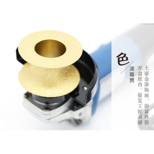 Brazed diamond grinding machine Stone grinding wheel Semi-circular grinding wheel Glass ceramic marble grinding piece 1pcs