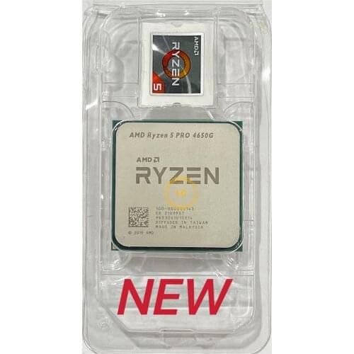 AMD Ryzen 5 PRO 4650G R5 PRO 4650G 3.7GHz Six-Core Twelve-Thread 65W CPU Processor L3=8M 100-000000143 Socket AM4 new but no fan