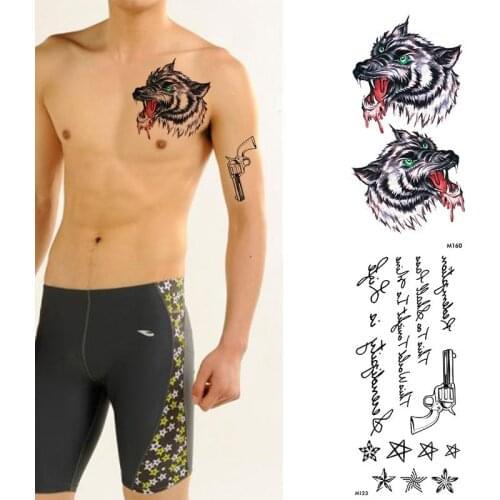 1 Sheet Temporary English Word Tattoo Stickers Black Letters Feather Body Art Tattoos Sticker Waterproof For Temporary Tattoos