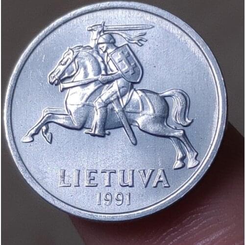19mm Lithuania ,100% Real Genuine Comemorative Coin,Original Collection