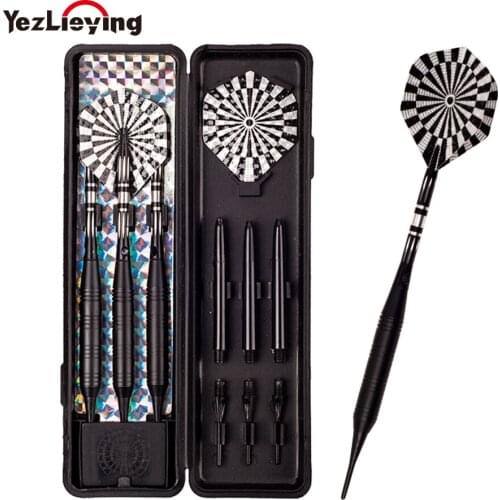 3pcs/Box High Quality Professional 20g Steel, Copper, Aluminum Shaft Soft Tip Dart Toys To Throw On Dart Boards Dongye011