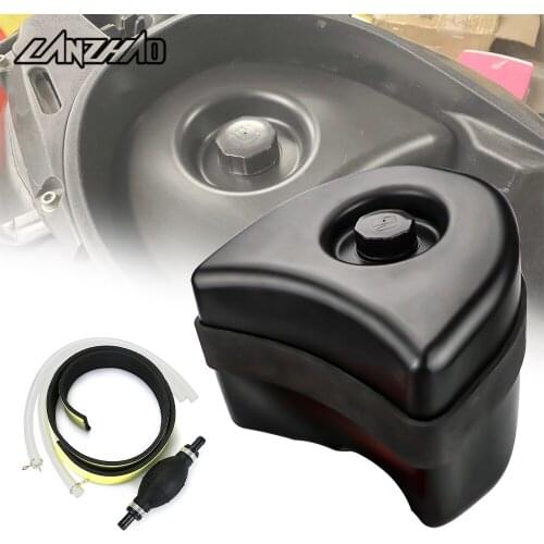5L Motorcycle Seat Bucket 120-140KM Endurance External Fuel Tank Oil Drum for Piaggio Vespa GTS 125 250 300 2017 2018 2019