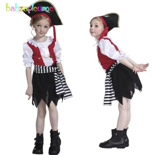 Babzapleume Brand 3PCS/Set European Style Girls Cosplay Costume Half Sleeve Kids Clothes Halloween Party Baby Girls Outfits Y011