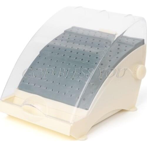 168/142 Holes Tooth Bur Block Holder Autoclave Sterilizer Case Disinfection Box New Holds /Holder Station+Pull Out Drawer