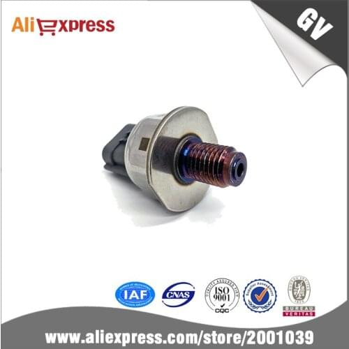 5pcs Genuine Fuel Rail Pressure Sensor 55PP34-01 For Peugeot 206 208 Citroen 1.4 1.6 Hdi VOLVO V40 D2 1.6D 9670076780 55PP34-01