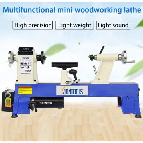 Woodworking lathe miniature household multifunctional desktop wood spinning machine small beads machine lathe polishing machine