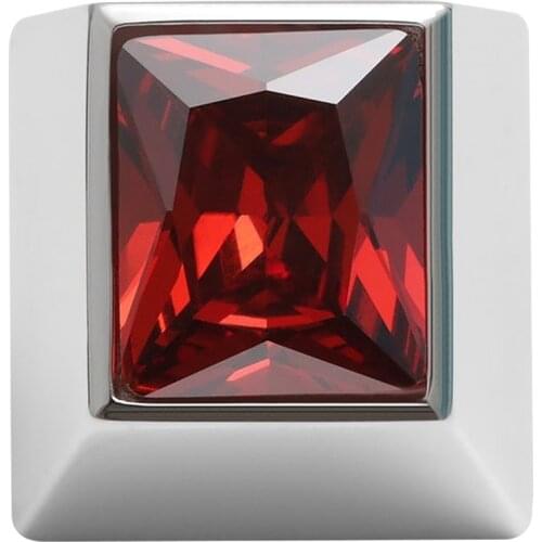 Sadan Silver Gem Backlit Silver Artisan keycaps for mx stem mechanical keyboards yellow pink blue red green purple black