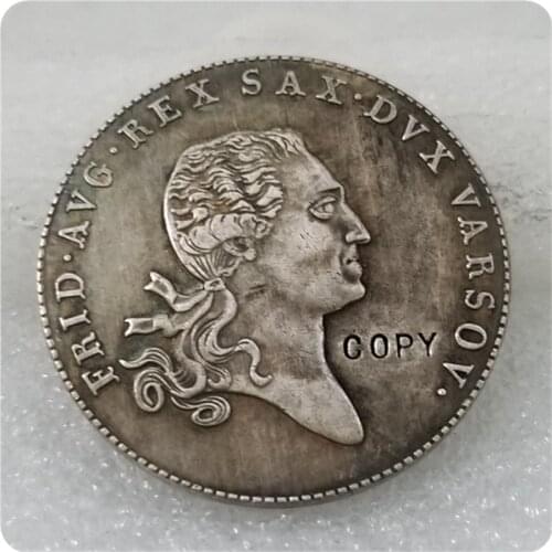 1812 Poland Duchy of Warsaw Friedrich August Talar Silver COIN COPY