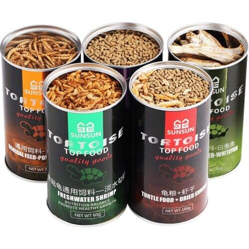 Best selling 2020 Sunsun Tortoise and Turtle Food Dried Fish Shrimp Granules Sticks shrimp food fish