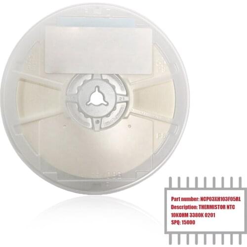 My Group Asia 15000PCS NCP03XH103F05RL Surface Mount 10KOHM 3380K 0201 Temperature Sensors - NTC Thermistors in Stock