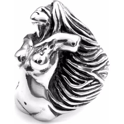 2017 New Broken Arm Beauty Ring 316L Stainless Steel Mens Women Fashion Sexy Beauty Women ring