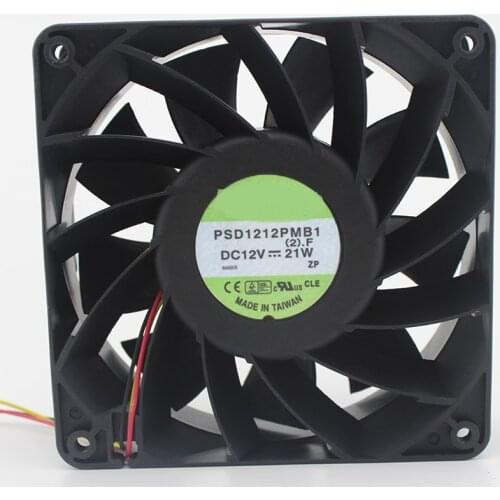 Brand new original 12038 12V 21W strong wind-cooled oil cold violence cooling fan PSD1212PMB