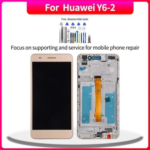 Original Display For Huawei Y6-2 Touch Screen Digitizer Assembly For Huawei Y6-2 lcd Replacement With Free Tools
