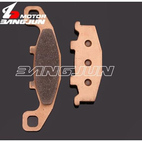 Motorcycle Front Rear Copper Base Metal Brake Pads For Kawasaki KR-1 GPX250R ZXR250 1989-1990