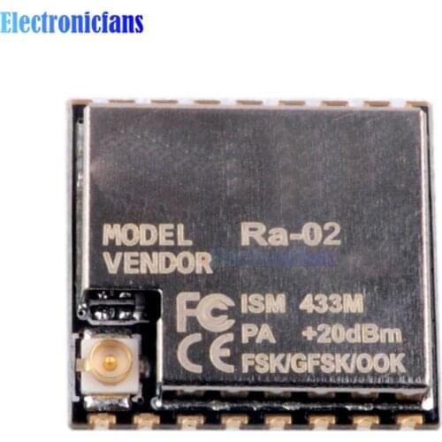 Ra-02 LoRa SX1278 433MHz 10KM Wireless Spread Spectrum Transmission Module IPEX Socket DIY Kit For SPI GPIO Interface diymore