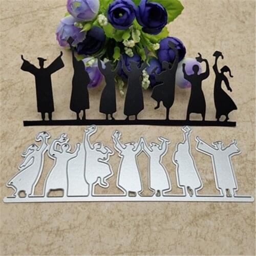Happy Graduates frame decorationMetal Cutting Dies For DIY Scrapbooking Album Embossing Paper Cards Decorative Crafts