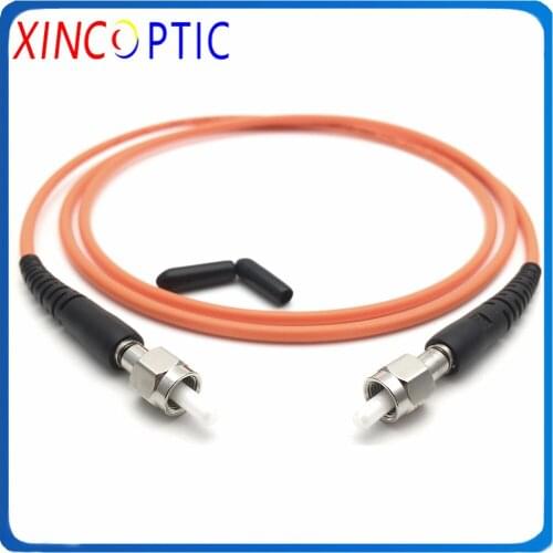 SMA905-SMA905 MM(62.5/125) OM1 Ceramic Simplex 1/2/3/5M,PVC,3.0 mm Orange SMA Fiber Optic Patch Cord Jumper Cable Connector