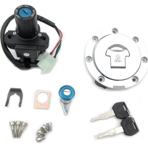 Moto Ignition Switch Lock Gas Fuel Petrol Tank Cap Cover Set For Honda CBF 500 CBF 600 CBF 1000 Hornet 900 CB900 CB919 2002-2007