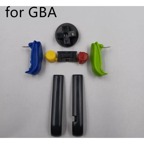 1set Multiple color combinations L R Buttons Keypads for GBA console Power ON OFF Buttons replacement accessories