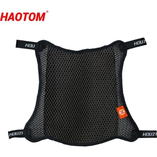 1Pcs Anti-Slip 3D Mesh Fabric Motorcycle Seat Cover Breathable Motorbike Scooter Seat Covers Cushion Universal L Size