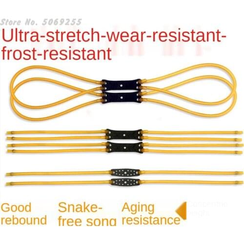 5pcs powerful Latex Slingshot Rubber Tube Band For Hunting Outdoor Sports Elastic Rubber Band For Slingshot Accessories