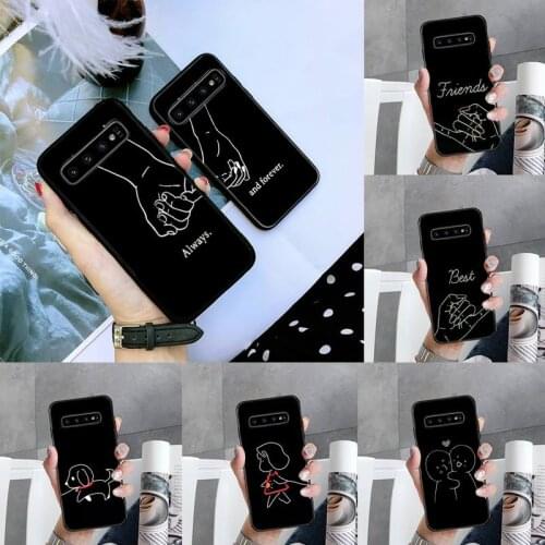Always And Forever Best Friends Phone Case For Samsung S6 S7 edge S8 S9 S10 e plus A10 A50 A70 note8 J7 2017