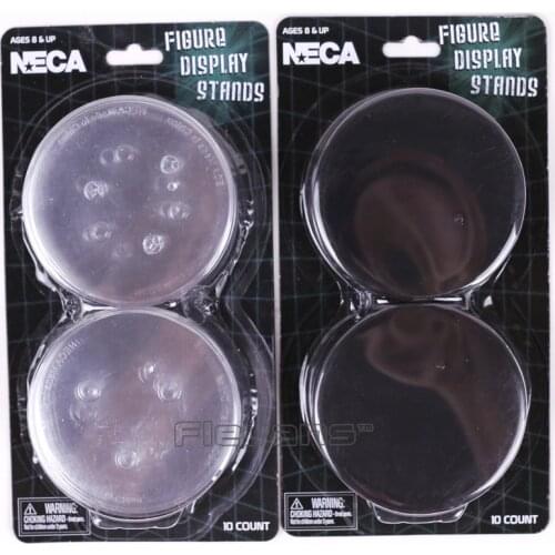 NECA Figure Display Stands Compatible with Most 6"-9" Action Figures Black/White 10pcs/dozen