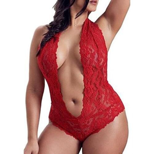 Women Lace Jumpsuit Bodycon Bodysuit Leotard Top Romper Blouse Sleeveless Shirts
