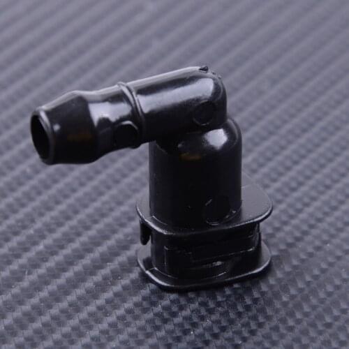 DWCX Plastic Headlight Washer Connector Joint Elbow Fit for Audi A6 A8 VW Golf Passat Beetle Eos Jetta Polo Sharan 1J0955665E