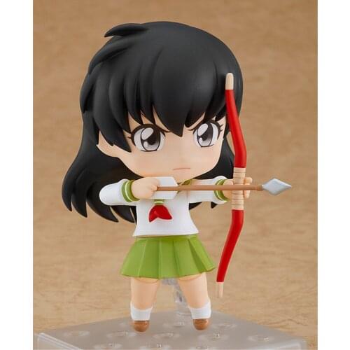Anime Inuyasha Higurashi Kagome Action Figure Doll Stand Model Toy Display Movable Cosplay Collection Gift C Limited